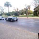 One of the classic cars on the last day