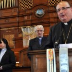 Archbishop Tartaglia with Dr. Sinclair and Rev. Hendry